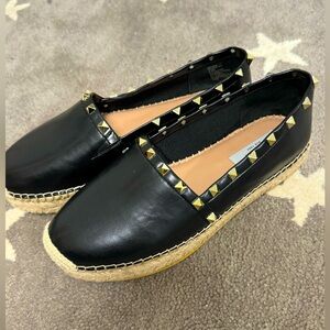 Steven New York leather studded flats
